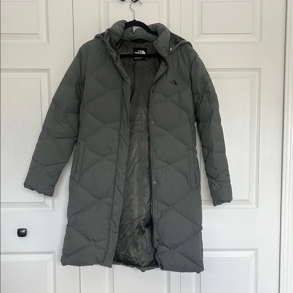 North Face Grey Parka